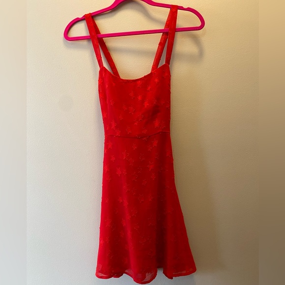 🆕 REVOLVE by the way. Makayla Star Mini Dress in Red - Picture 5 of 10